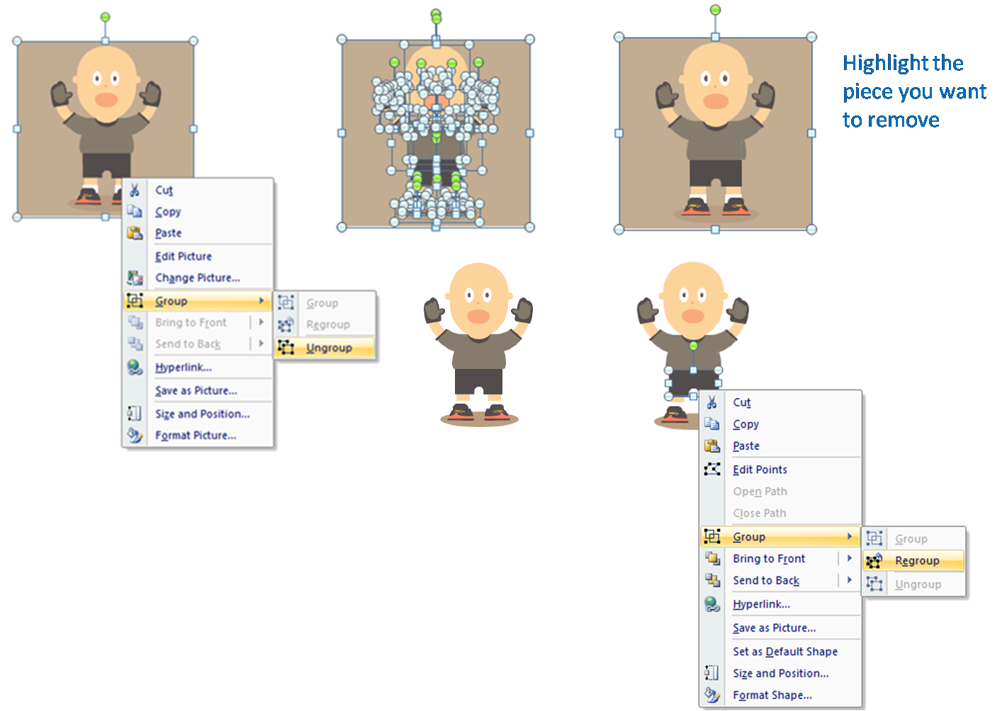 ungroup clipart in word 2010 - photo #1