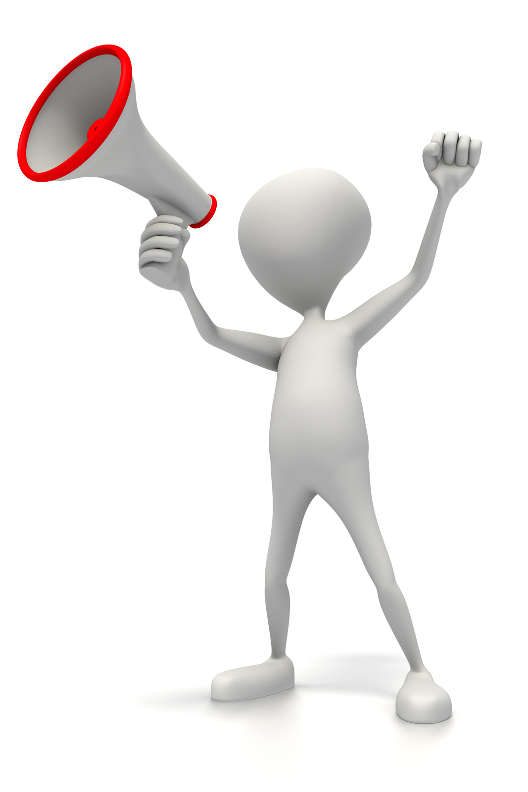 clipart man with megaphone - photo #13